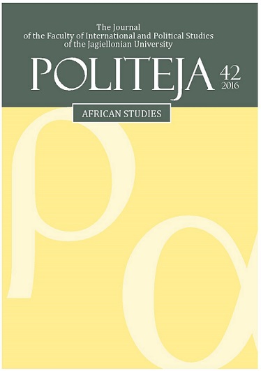 <span lang="en">„Politeja. The Journal of the Faculty of International and Political Studies of the Jagiellonian University” No. 42 (3/2016) African Studies ed. Robert Kłosowicz</span>