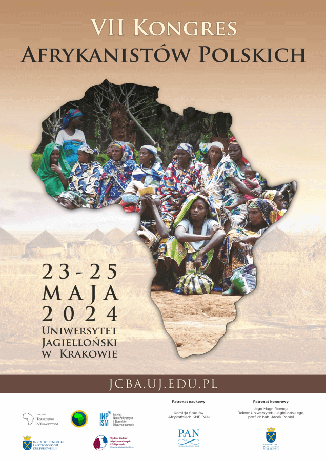 plakat VII kongres afrykanistów polskich 23-25 maja 2024