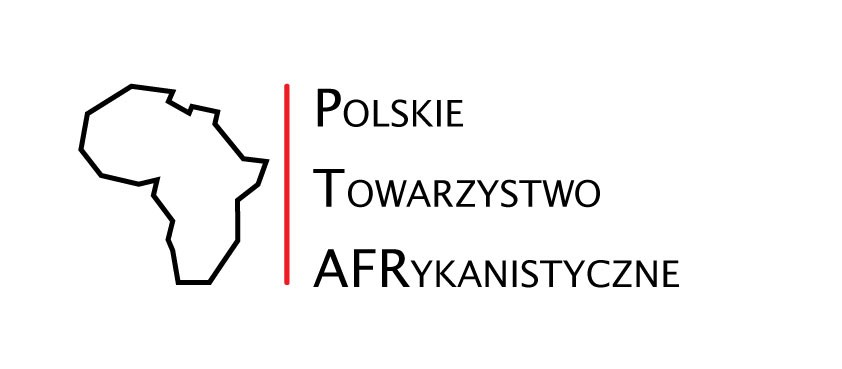 logo polskie towarzystwo afrykanistyczne i mapa afryki